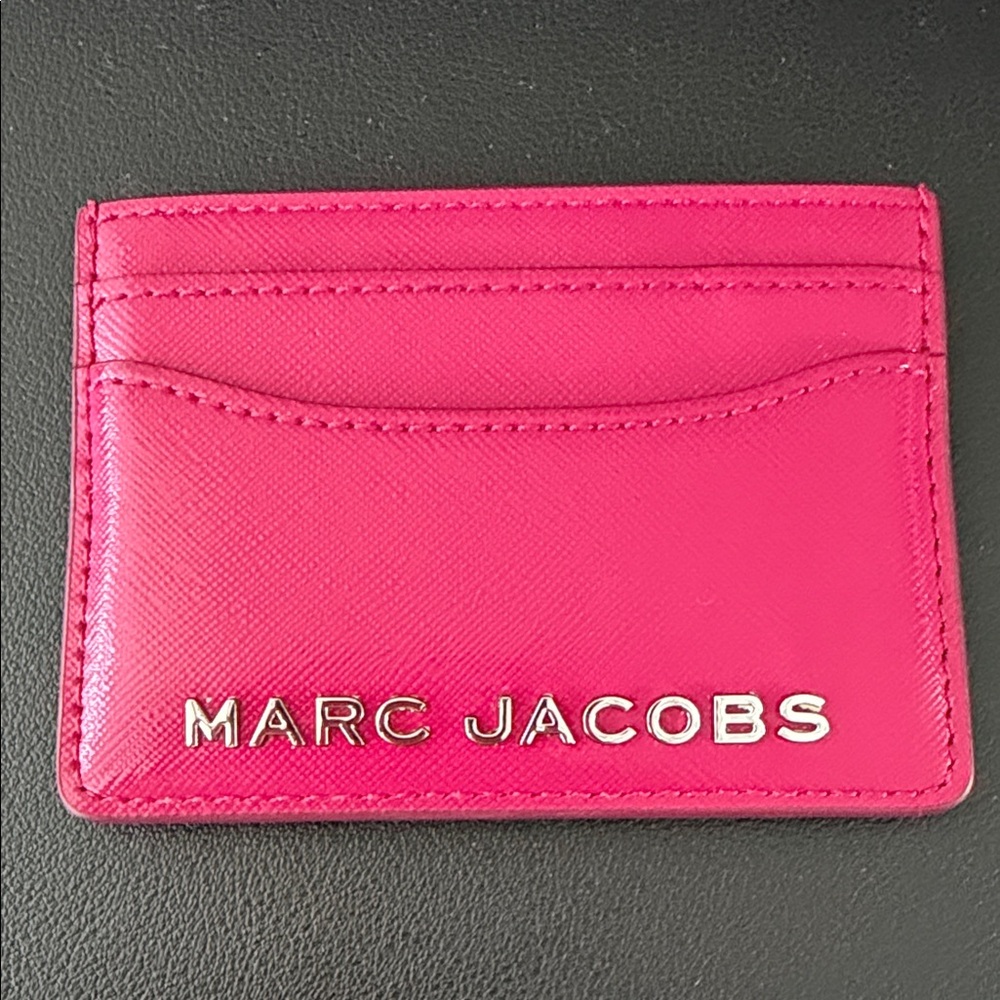Marc Jacobs deep Fuchsia Card Holder